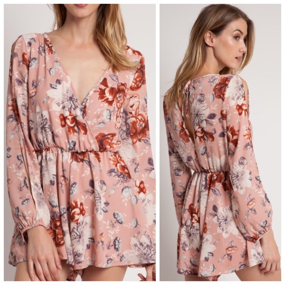 Kallimari Pants - New mauve floral romper